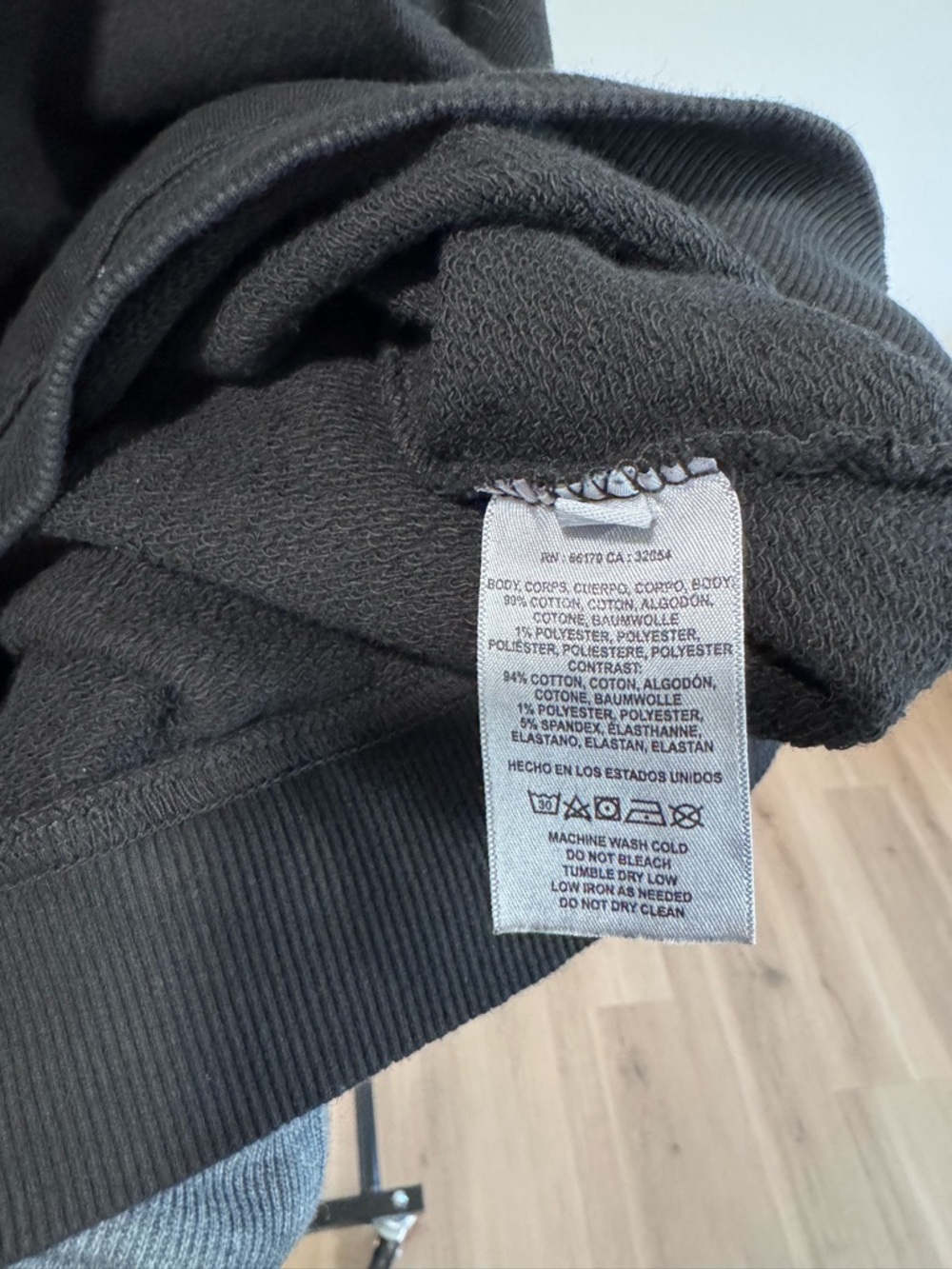 NWT Anthropologie T. La Ruffle Sleeve Tank Top, Black - Picture 5 of 5